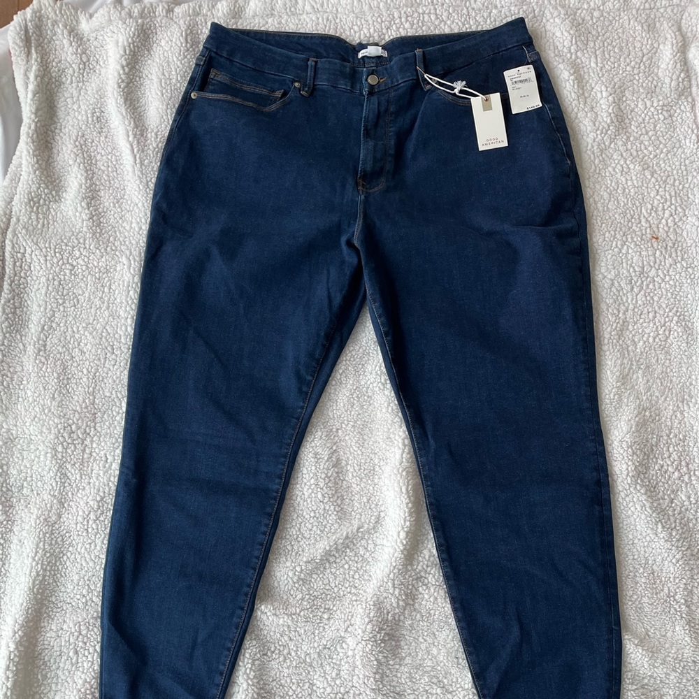 Good American Dark Blue Jeans